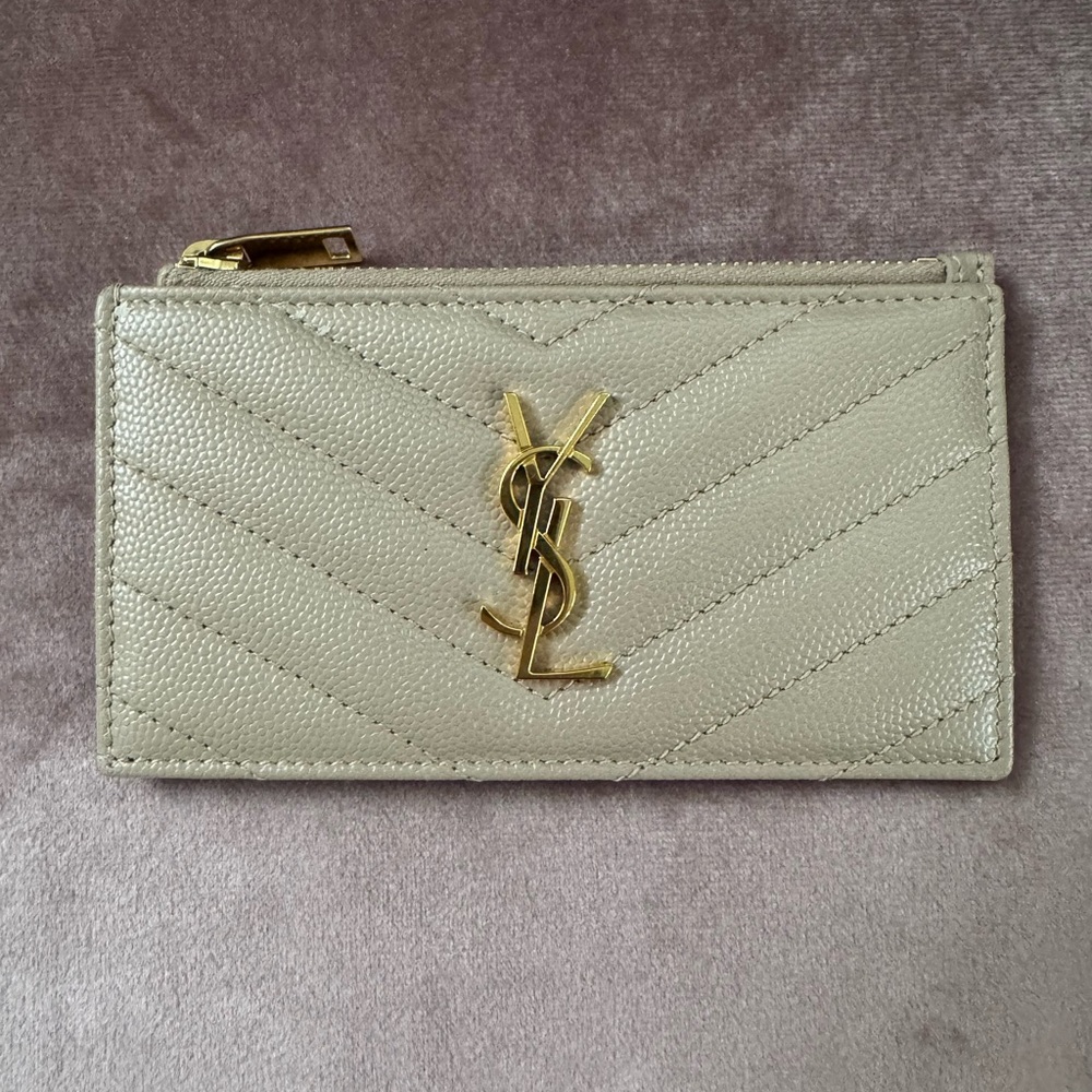 Saint Laurent Small Zipper Card Case